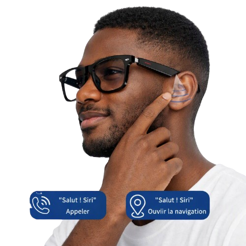 Lunettes Intelligentes Bluetooth sans Fil-Appel Mains Libres, Casque Audio